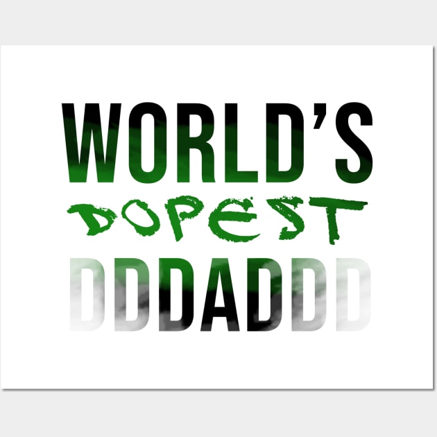 World's dopest dad Wall Art by Rishirt